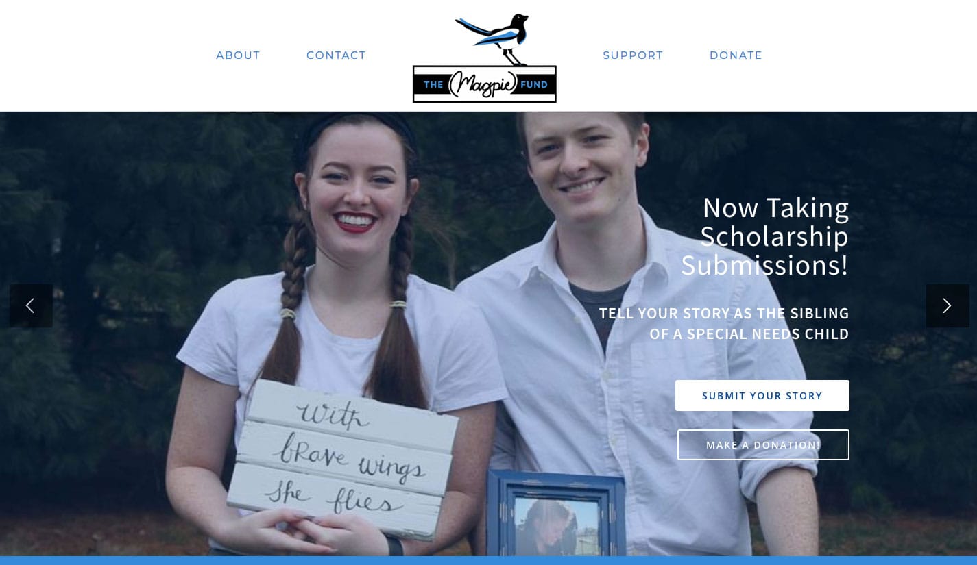 Magpie Fund Website Design