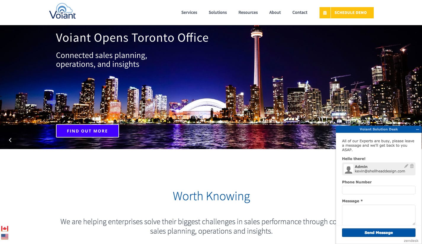 Voiant Website Design